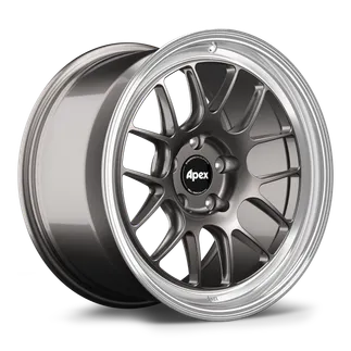 Apex ML-7RT Wheel 18x10.5 ET22 (5x120 / 72.56) - Machined Lip - Anthracite